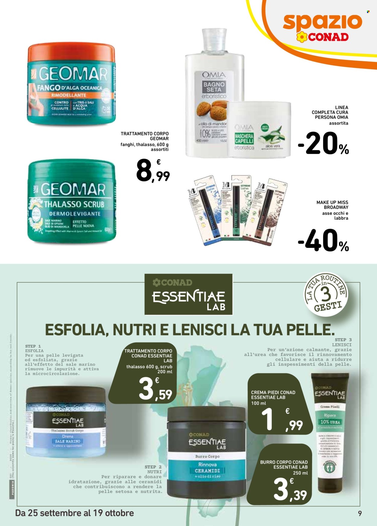 Volantino Spazio Conad - 25/9/2025 - 19/10/2025. Pagina 9