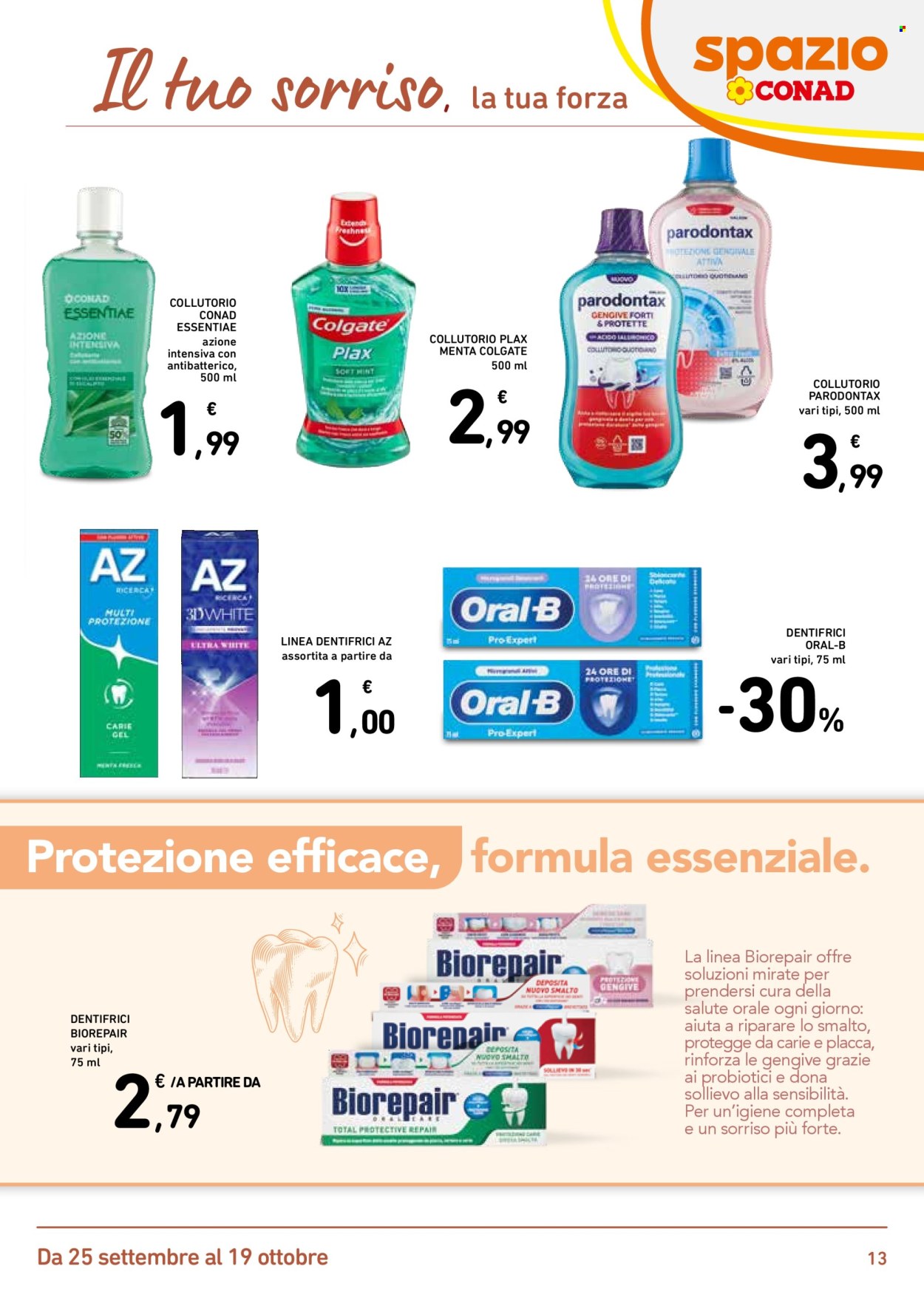 Volantino Spazio Conad - 25/9/2025 - 19/10/2025. Pagina 13