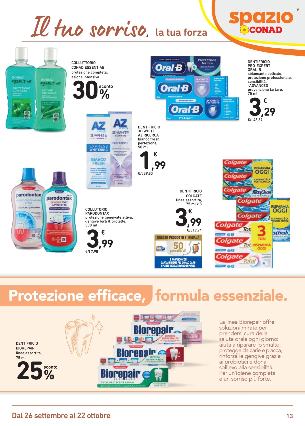 Volantino Spazio Conad - 26/9/2025 - 22/10/2025. Pagina 13