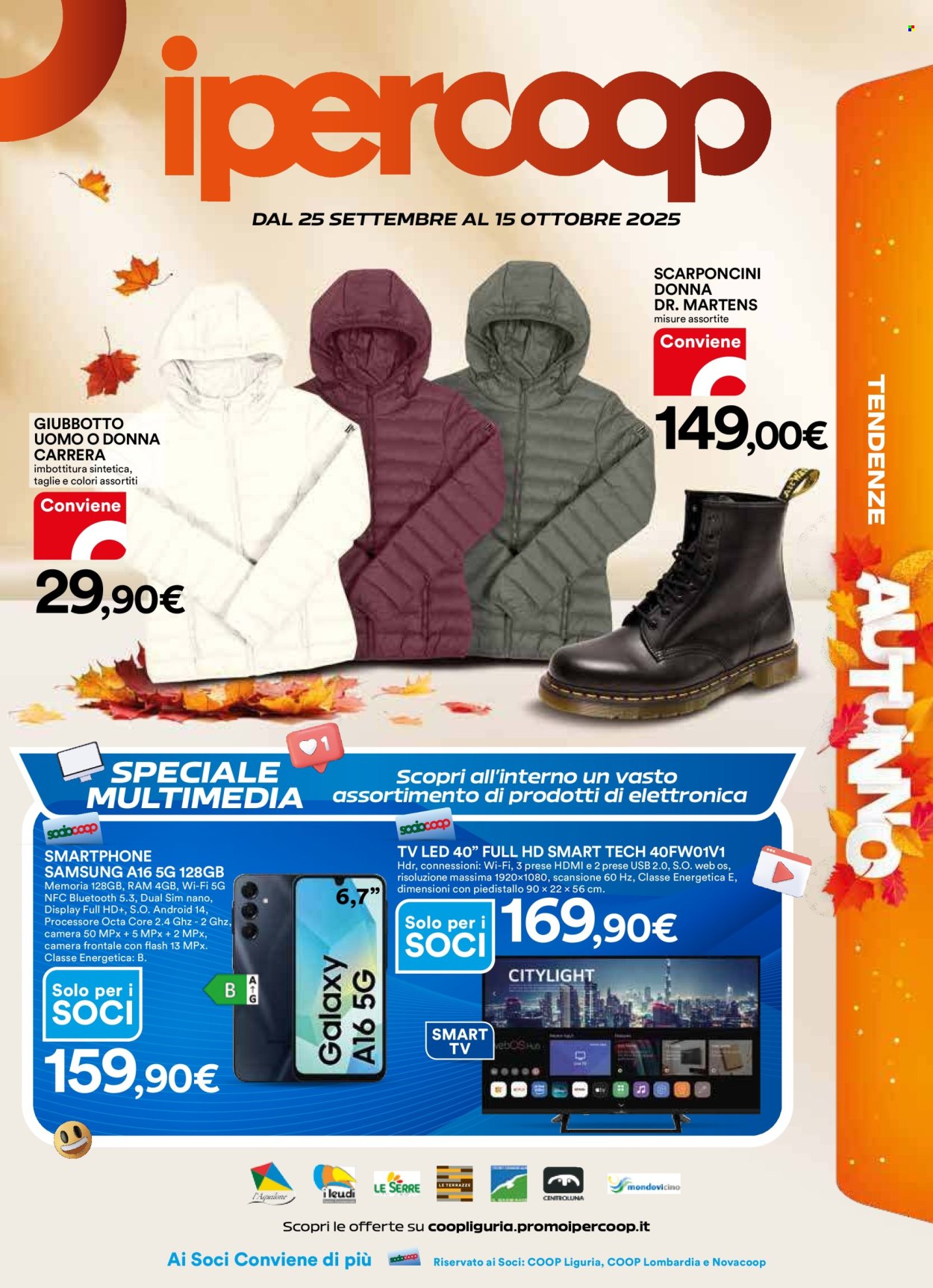 Volantino Coop - 25/9/2025 - 15/10/2025. Pagina 1