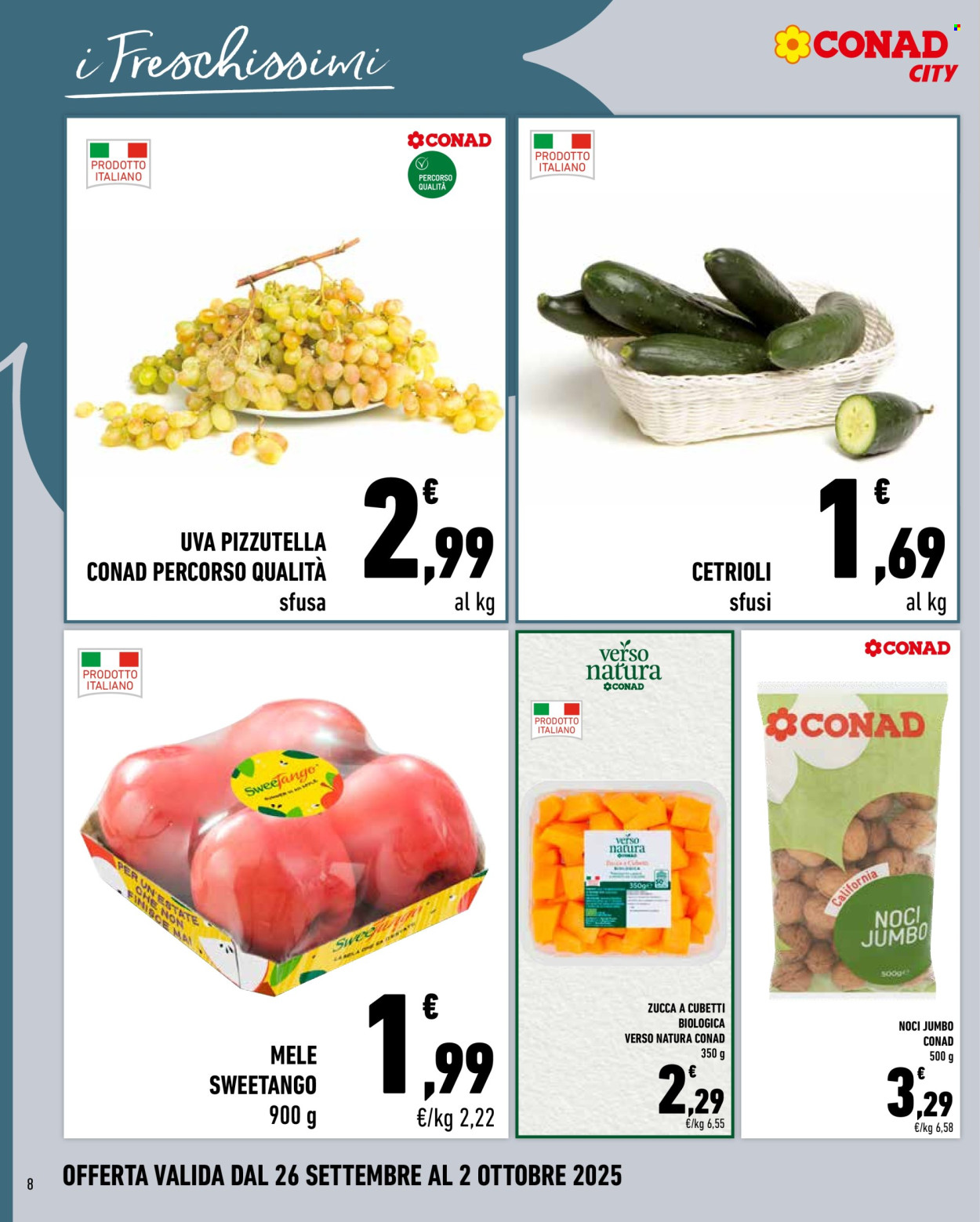 Volantino Conad City - 26/9/2025 - 2/10/2025. Pagina 8