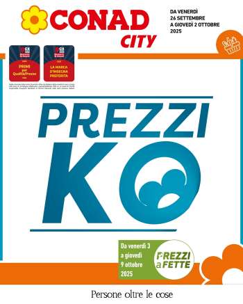 Volantino Conad City - 26/9/2025 - 2/10/2025.