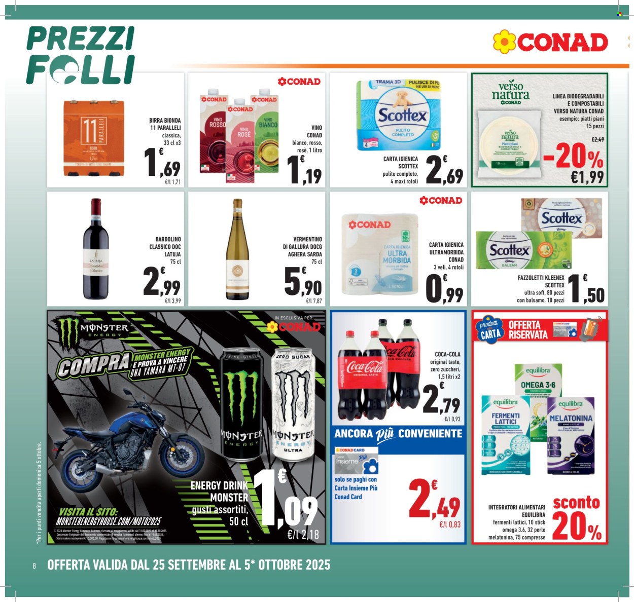 Volantino Conad - 25/9/2025 - 5/10/2025. Pagina 8