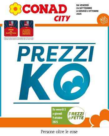 Volantino Conad City - 26/9/2025 - 2/10/2025.