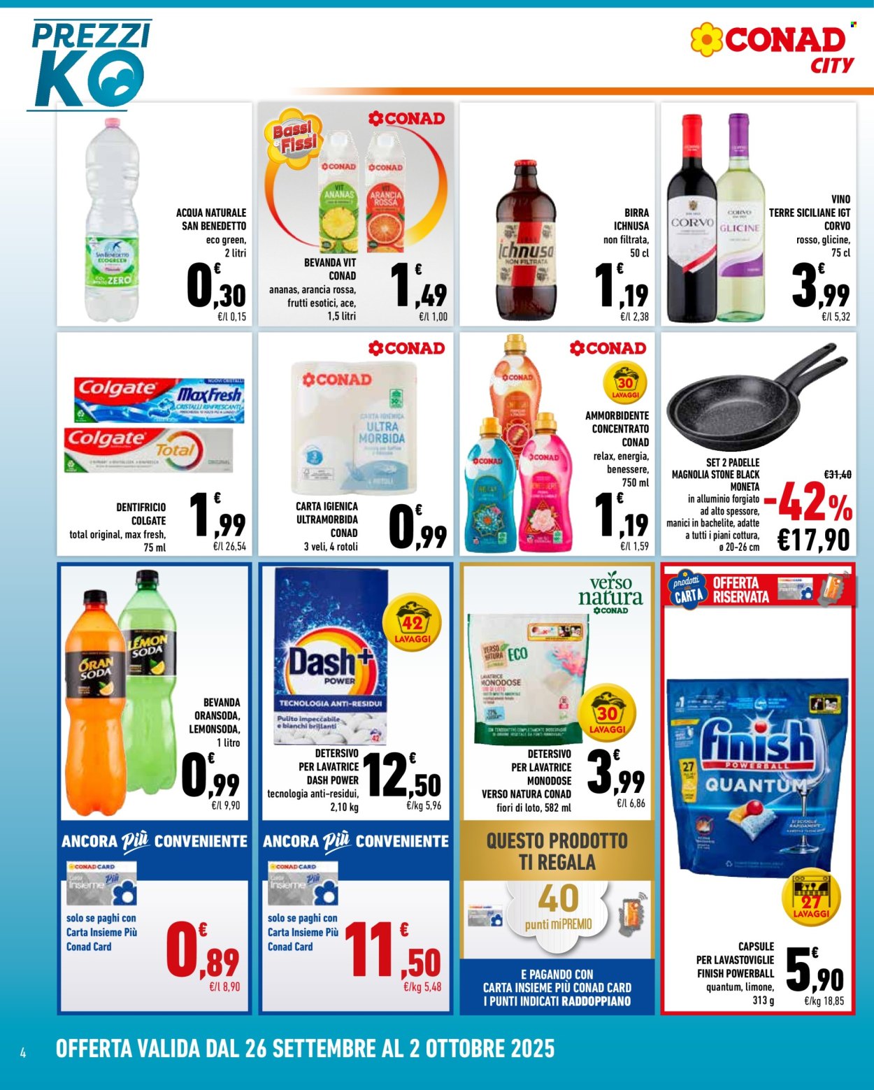 Volantino Conad City - 26/9/2025 - 2/10/2025. Pagina 4