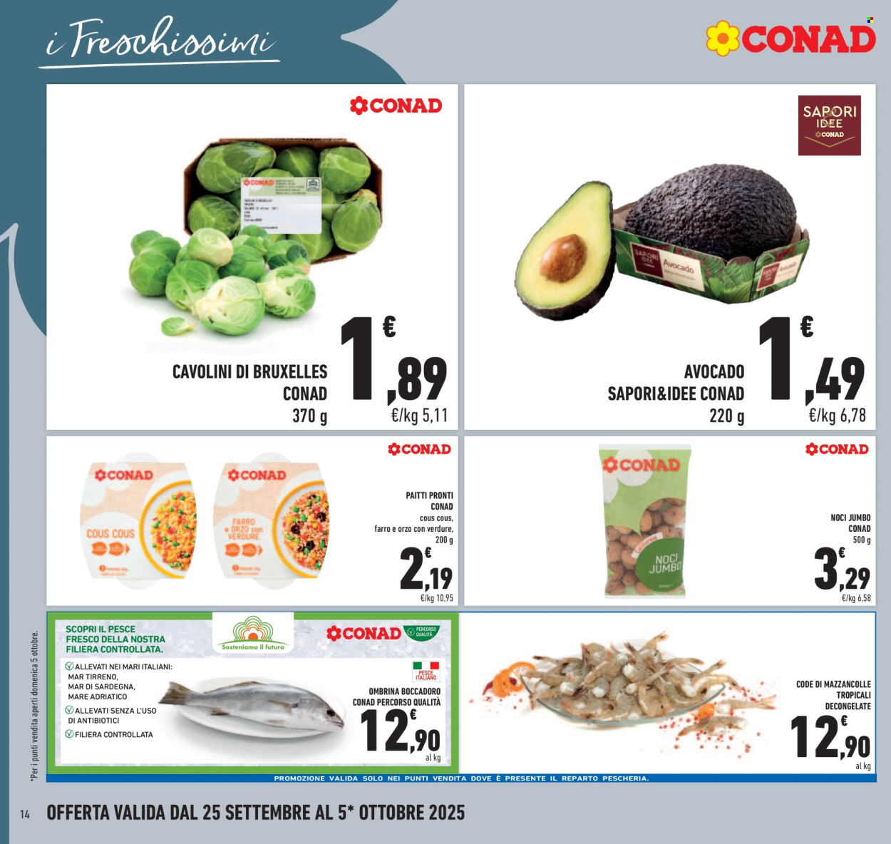 Volantino Conad - 25/9/2025 - 5/10/2025. Pagina 14