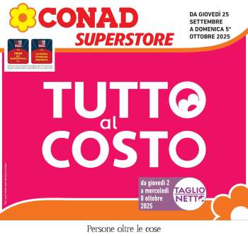 Volantino Conad Superstore - 25/9/2025 - 5/10/2025.