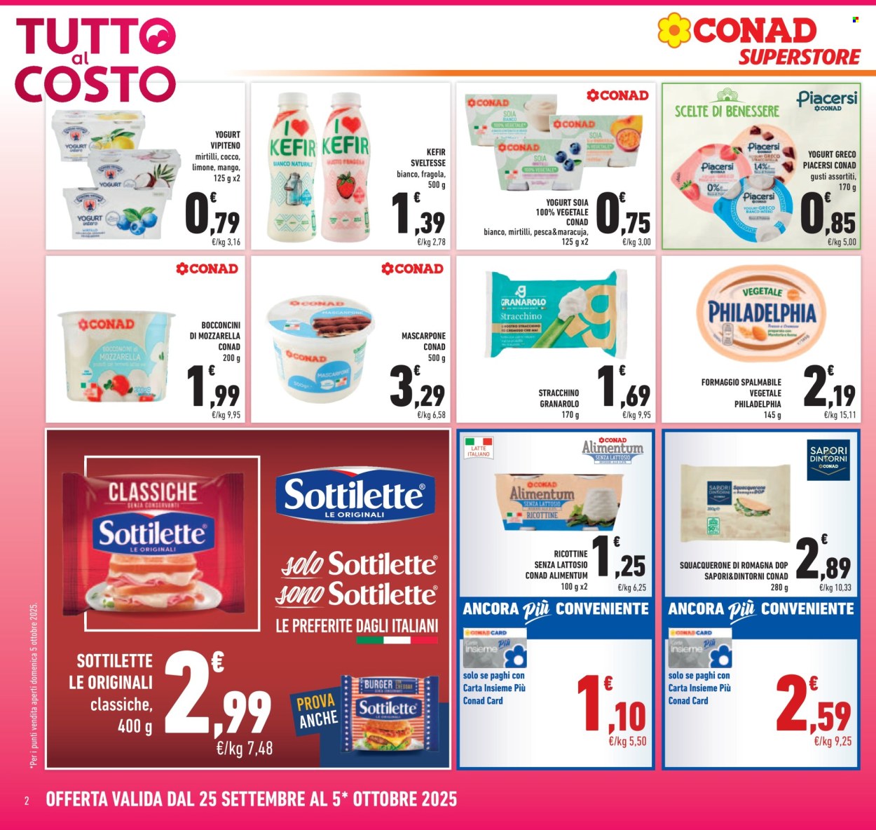 Volantino Conad Superstore - 25/9/2025 - 5/10/2025. Pagina 2