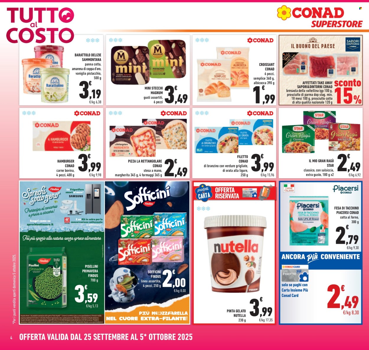 Volantino Conad Superstore - 25/9/2025 - 5/10/2025. Pagina 4