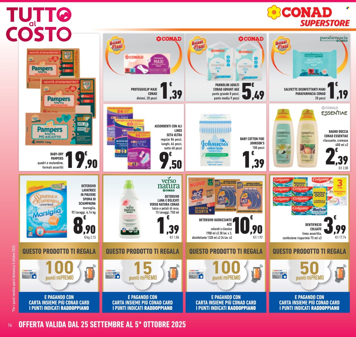 Volantino Conad Superstore - 25/9/2025 - 5/10/2025. Pagina 14