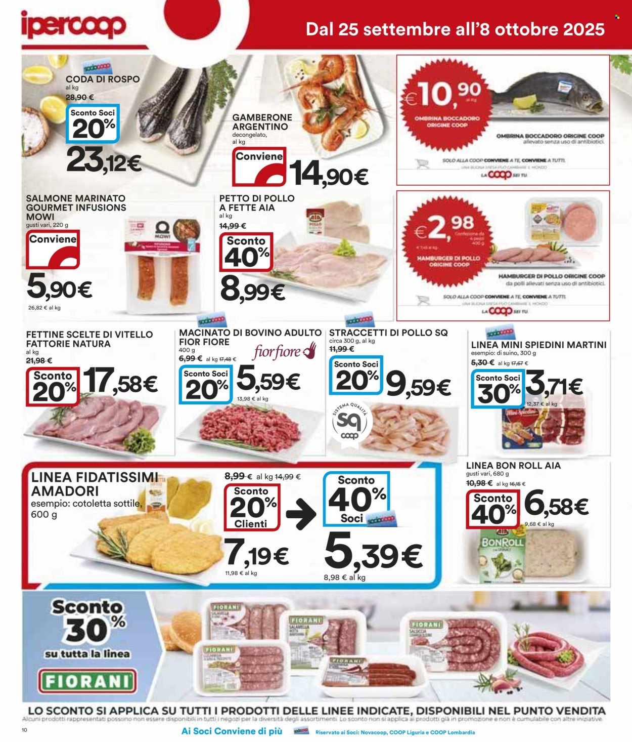 Volantino Coop - 25/9/2025 - 8/10/2025. Pagina 10