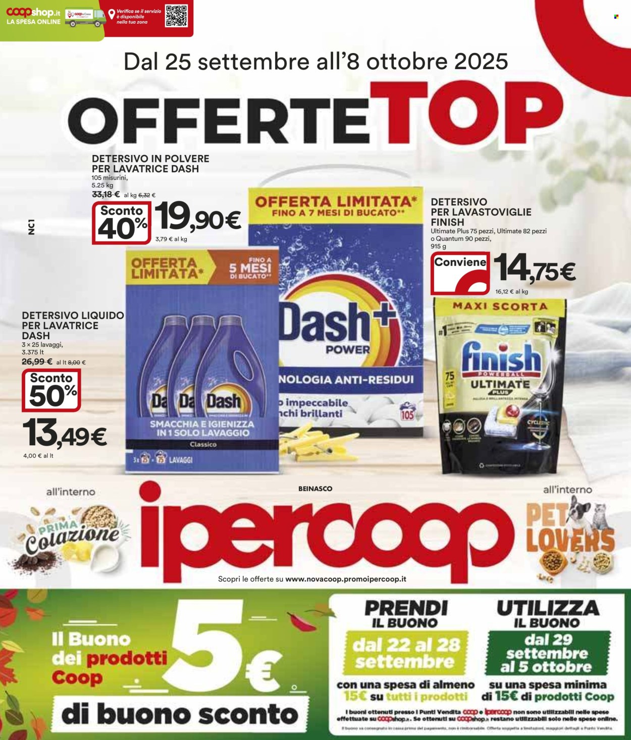 Volantino Coop - 25/9/2025 - 8/10/2025. Pagina 1