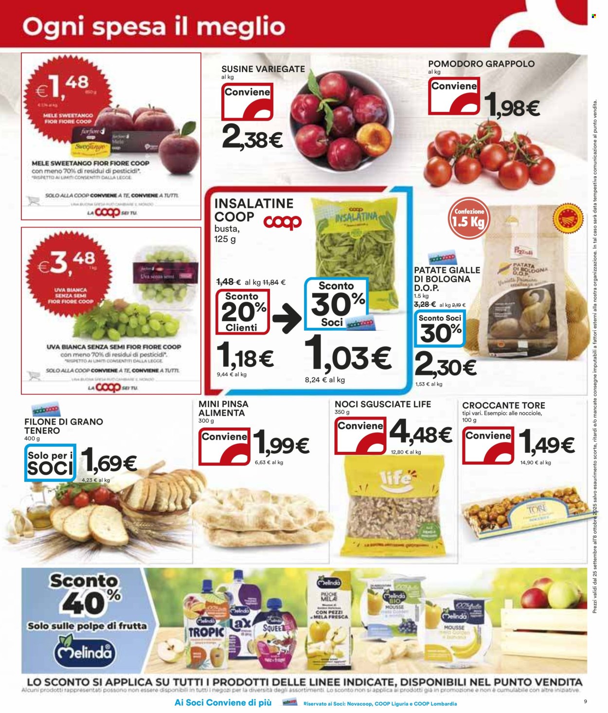 Volantino Coop - 25/9/2025 - 8/10/2025. Pagina 9