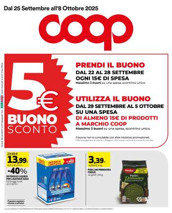 Volantino Coop - 25/9/2025 - 8/10/2025.