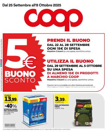 Volantino Coop - 25/9/2025 - 8/10/2025.