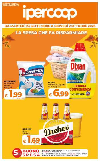 Volantino Coop - 23/9/2025 - 2/10/2025.