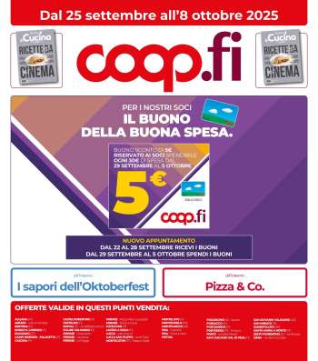 Volantino Coop - 25/9/2025 - 8/10/2025.