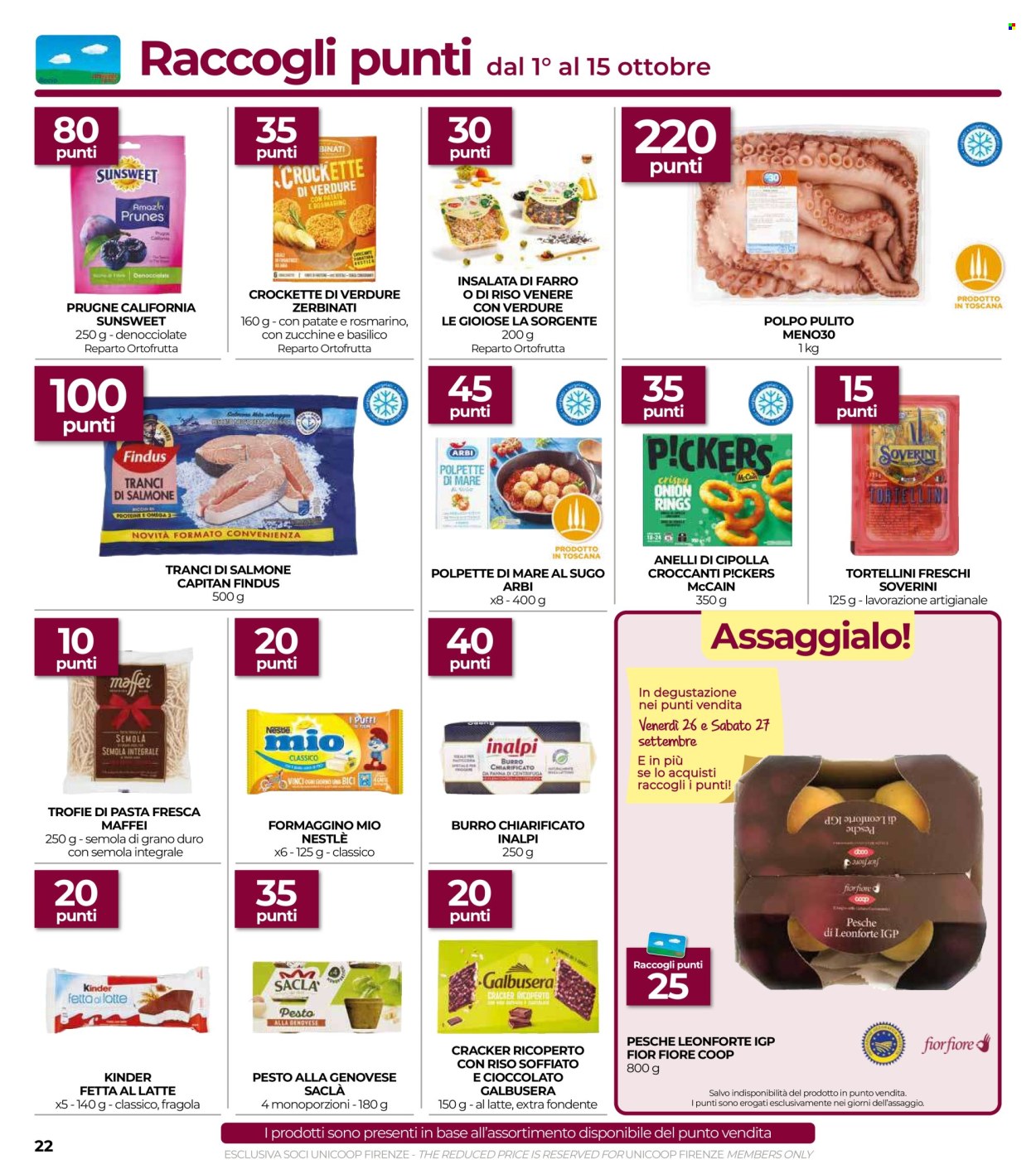 Volantino Coop - 25/9/2025 - 8/10/2025. Pagina 22