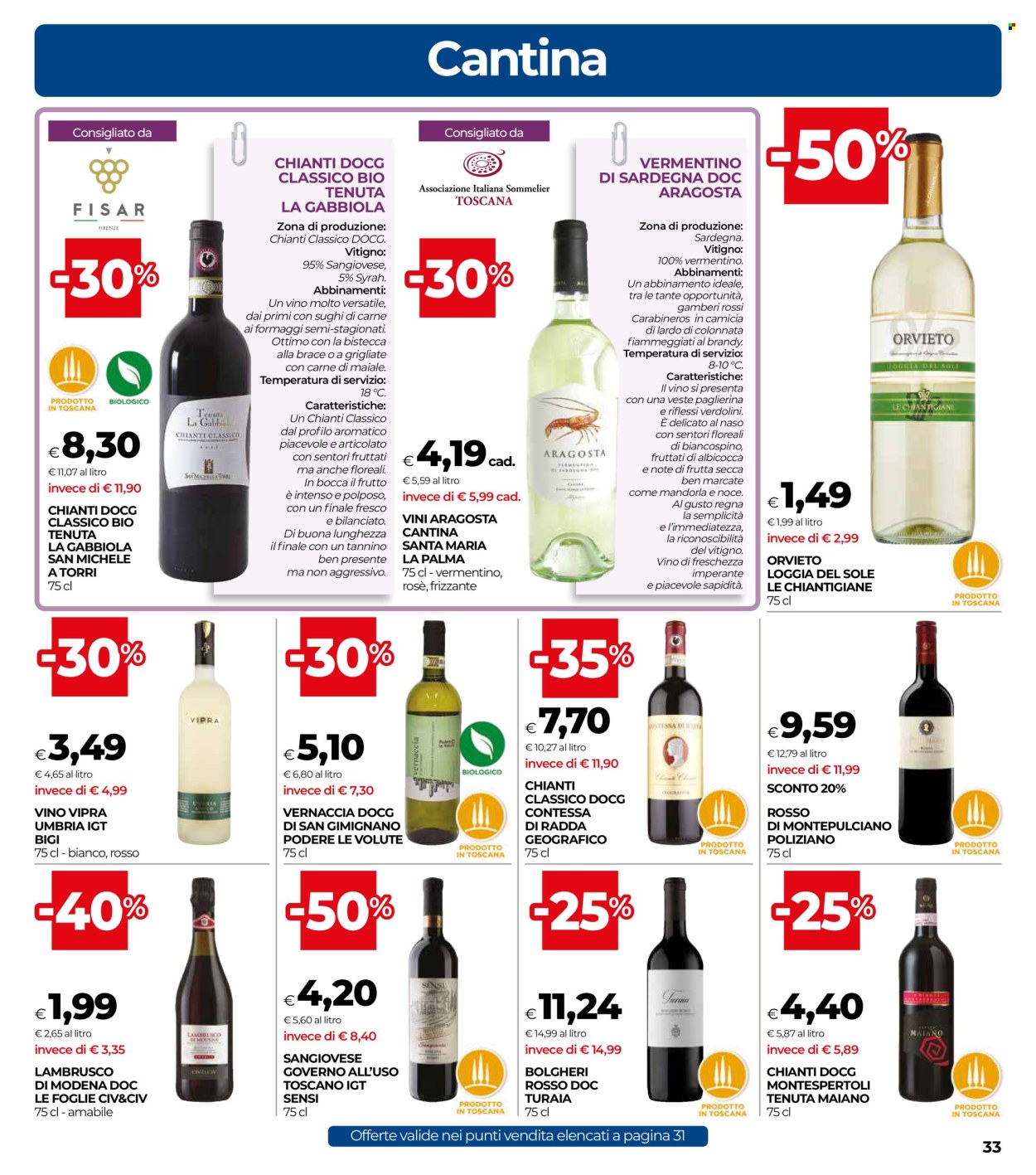 Volantino Coop - 25/9/2025 - 8/10/2025. Pagina 33