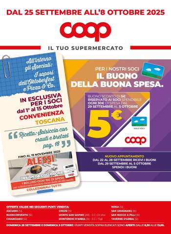 Volantino Coop - 25/9/2025 - 8/10/2025.