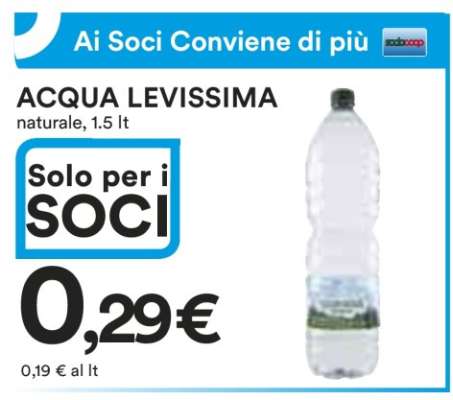 ACQUA LEVISSIMA