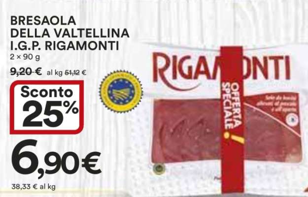 Bresaola della Valtellina I.G.P. Rigamonti
