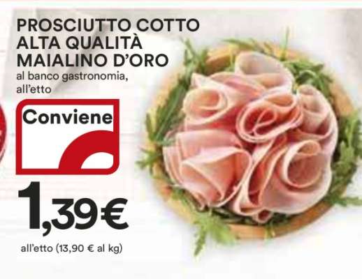 Prosciutto Cotto Alta Qualità Maialino D’Oro
