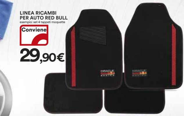 LINEA RICAMBI PER AUTO RED BULL