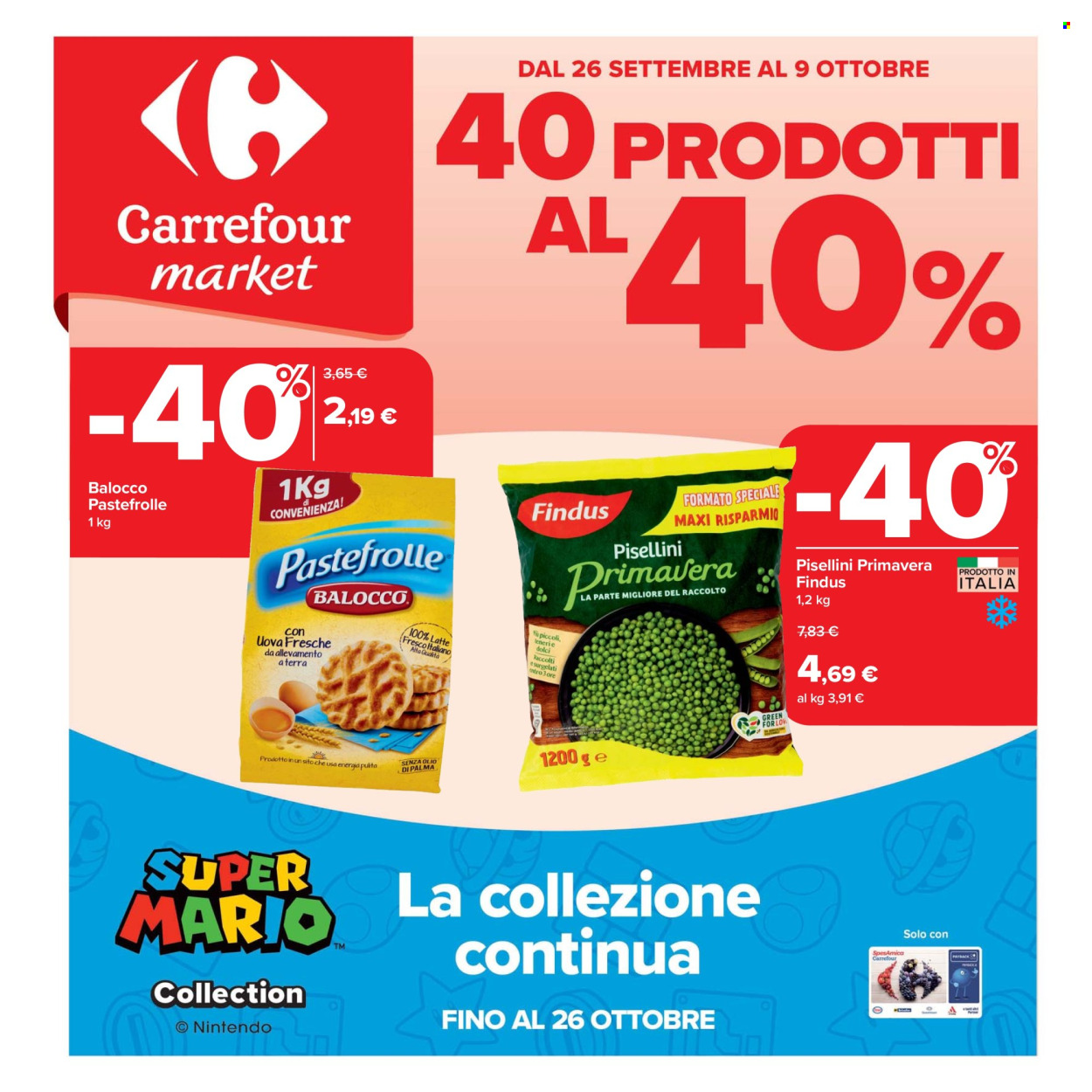 Volantino Carrefour - 26/9/2025 - 9/10/2025. Pagina 1