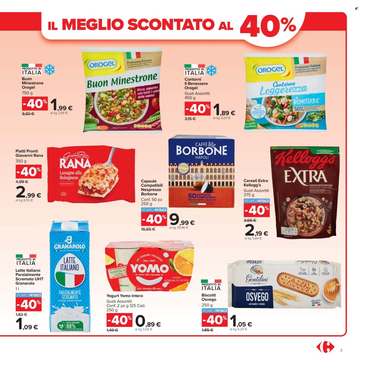 Volantino Carrefour - 26/9/2025 - 9/10/2025. Pagina 3