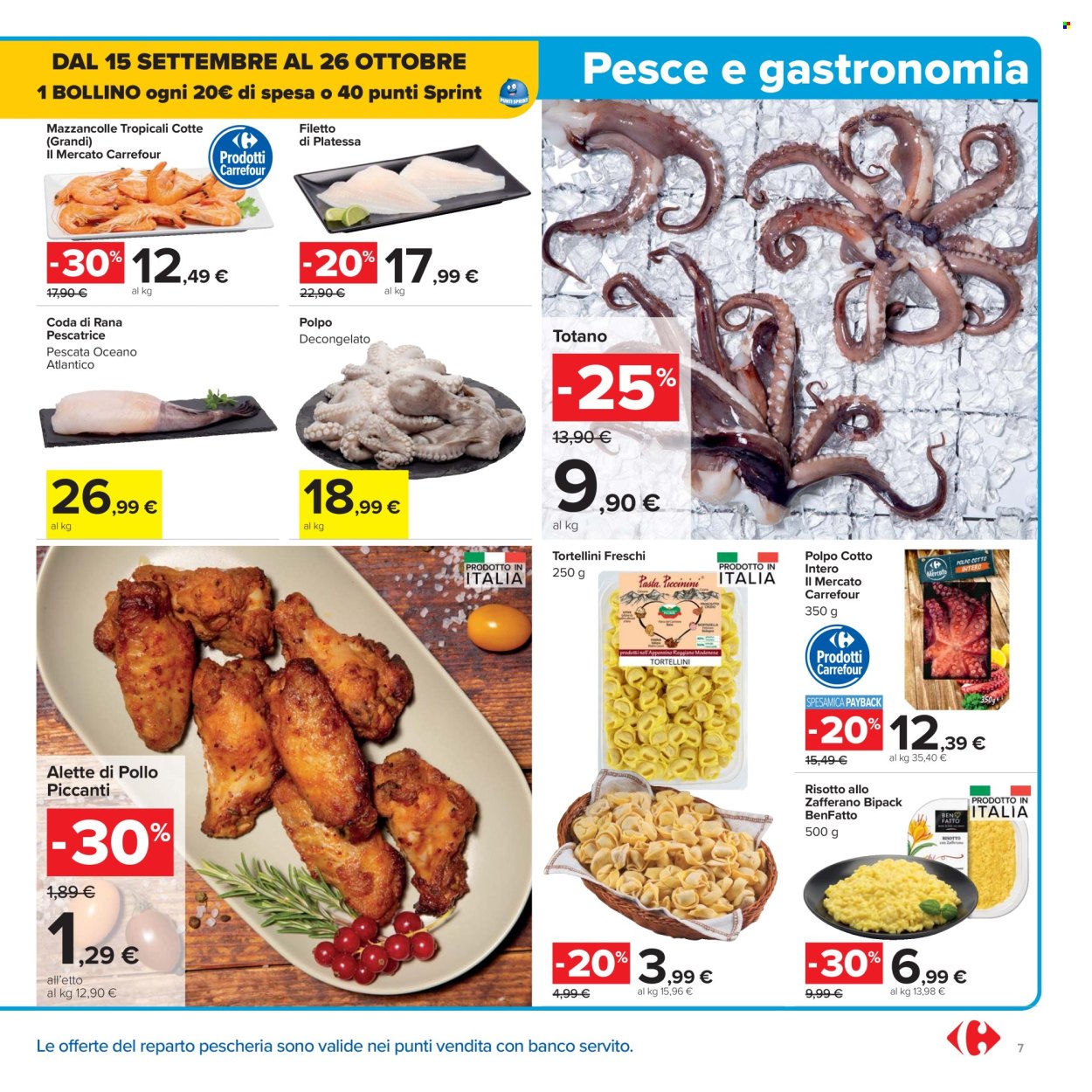 Volantino Carrefour - 26/9/2025 - 9/10/2025. Pagina 7