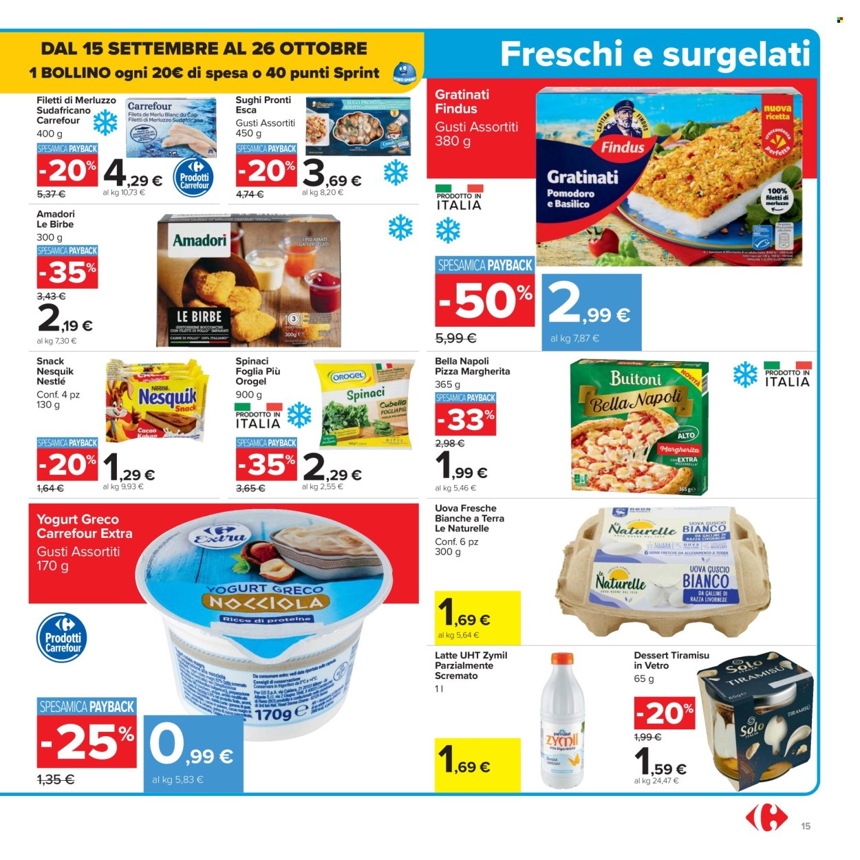 Volantino Carrefour - 26/9/2025 - 9/10/2025. Pagina 15