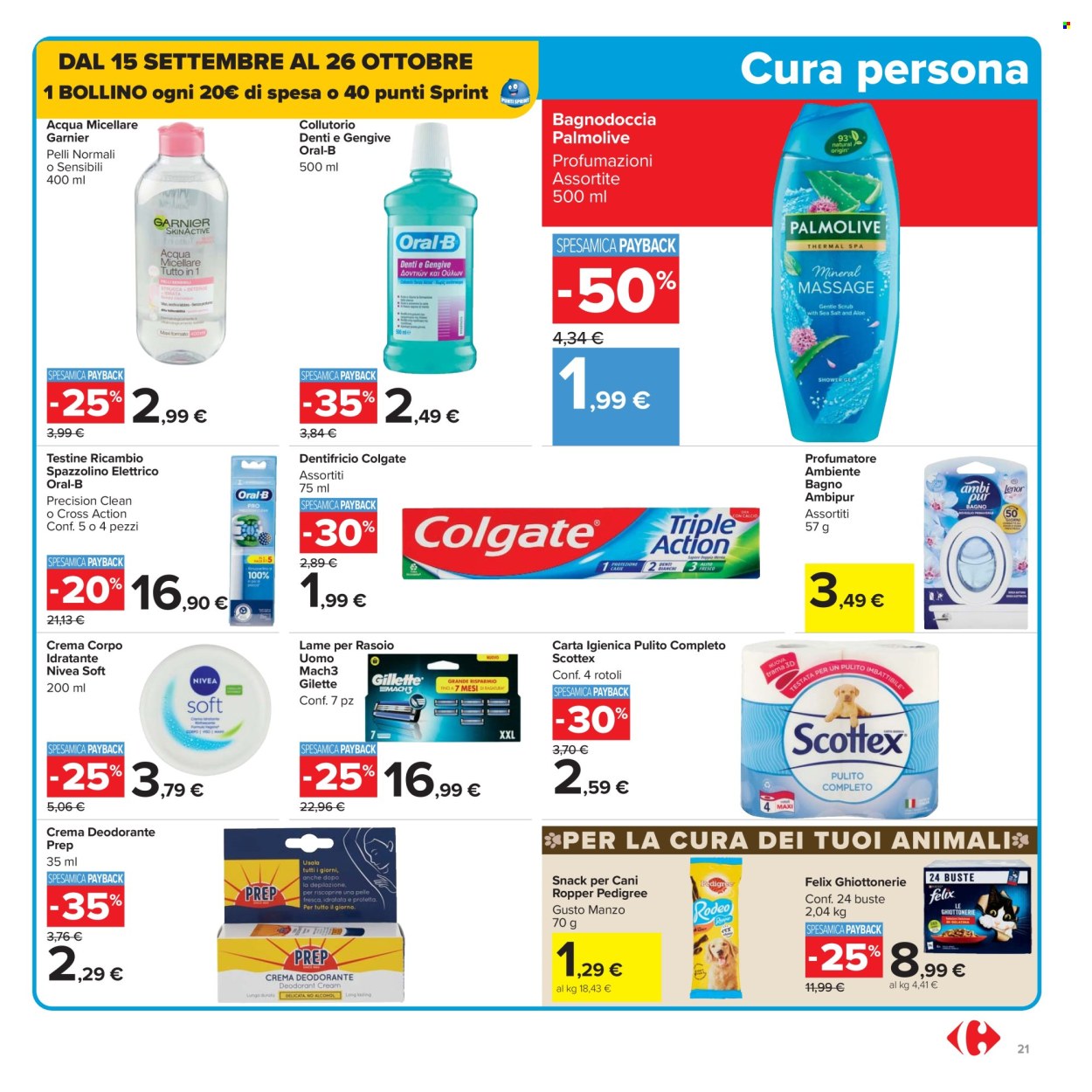 Volantino Carrefour - 26/9/2025 - 9/10/2025. Pagina 21