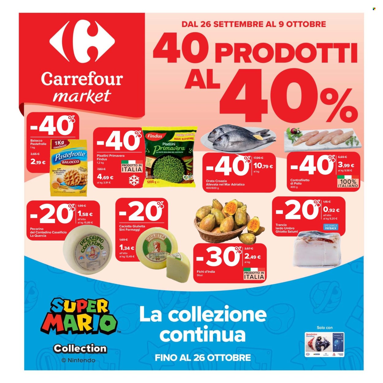 Volantino Carrefour - 26/9/2025 - 9/10/2025. Pagina 1