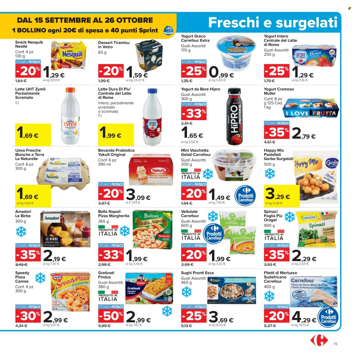 Volantino Carrefour - 26/9/2025 - 9/10/2025. Pagina 15
