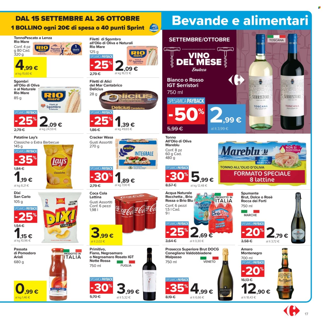 Volantino Carrefour - 26/9/2025 - 9/10/2025. Pagina 17