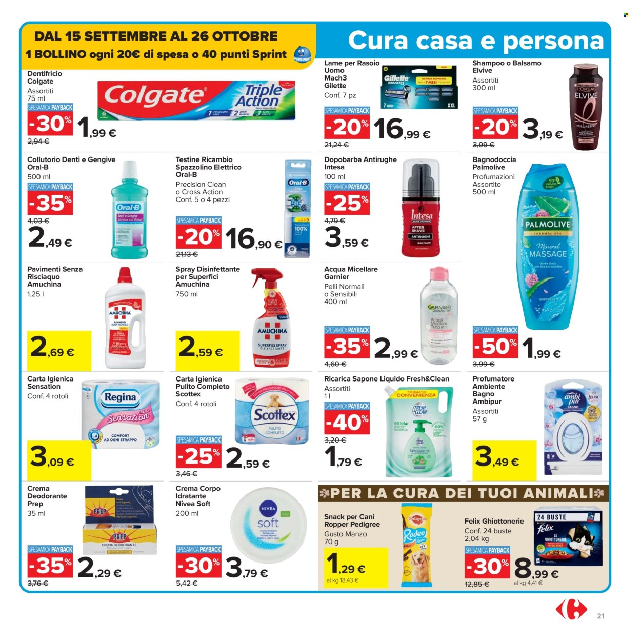 Volantino Carrefour - 26/9/2025 - 9/10/2025. Pagina 21