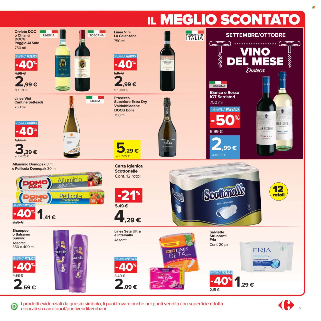 Volantino Carrefour - 26/9/2025 - 9/10/2025. Pagina 5