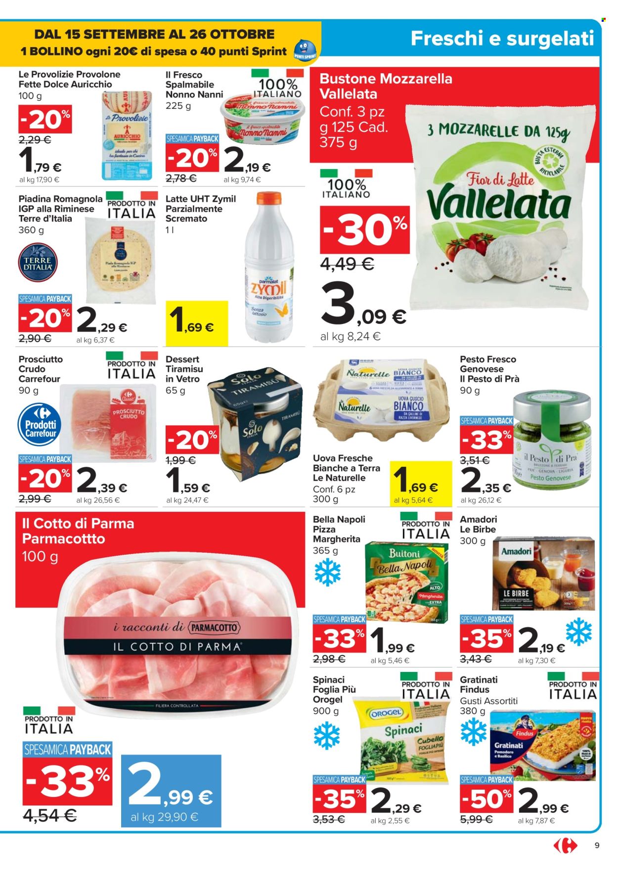Volantino Carrefour - 26/9/2025 - 9/10/2025. Pagina 9