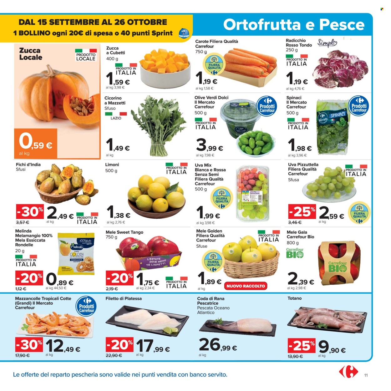 Volantino Carrefour - 26/9/2025 - 9/10/2025. Pagina 11