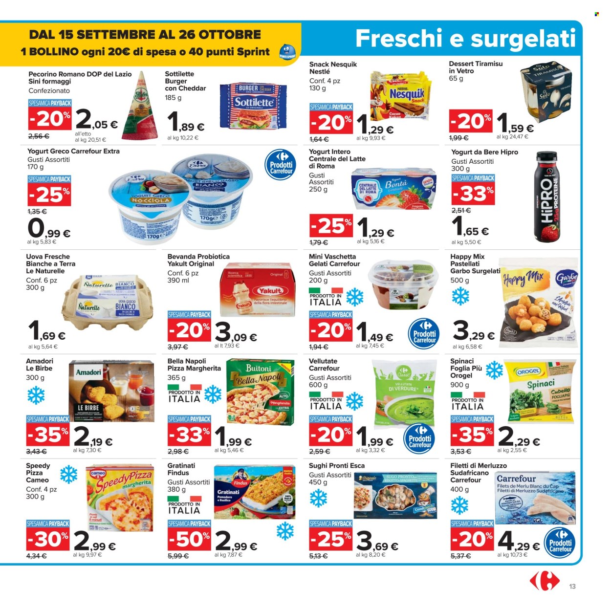 Volantino Carrefour - 26/9/2025 - 9/10/2025. Pagina 13