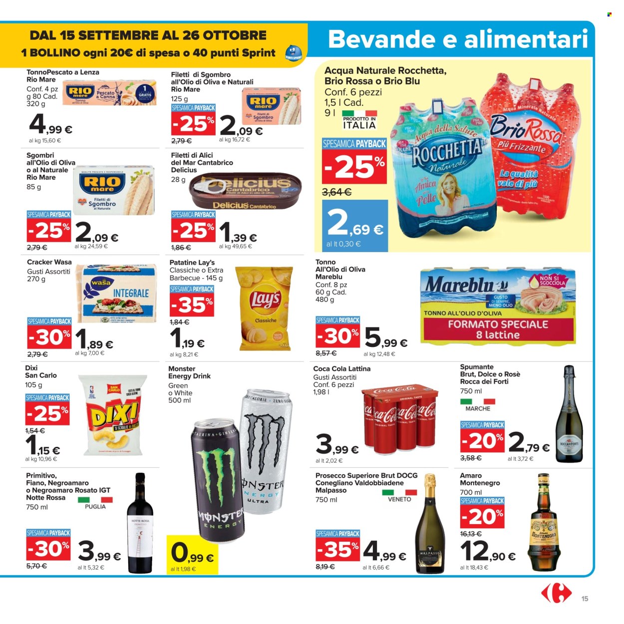 Volantino Carrefour - 26/9/2025 - 9/10/2025. Pagina 15