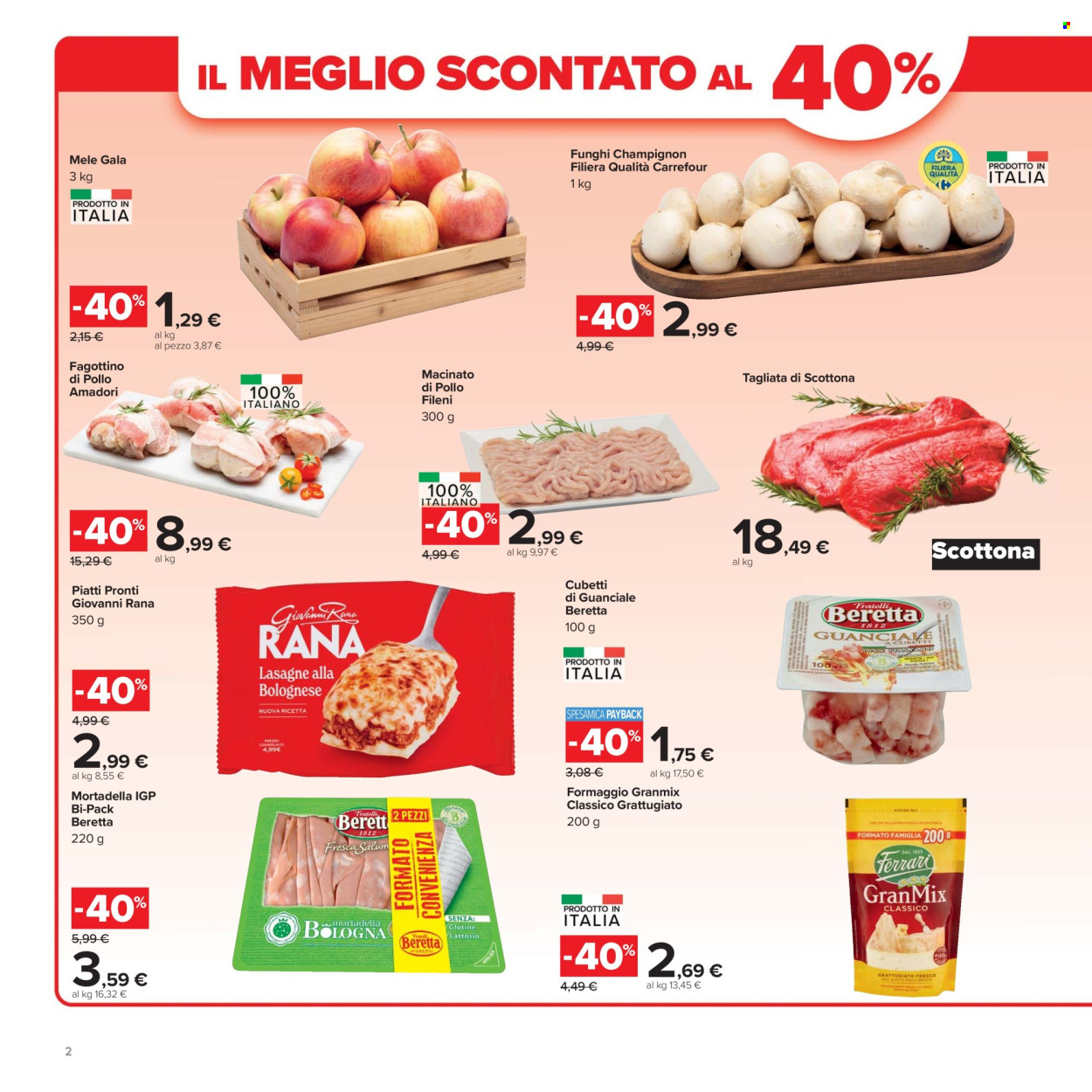 Volantino Carrefour - 26/9/2025 - 9/10/2025. Pagina 2