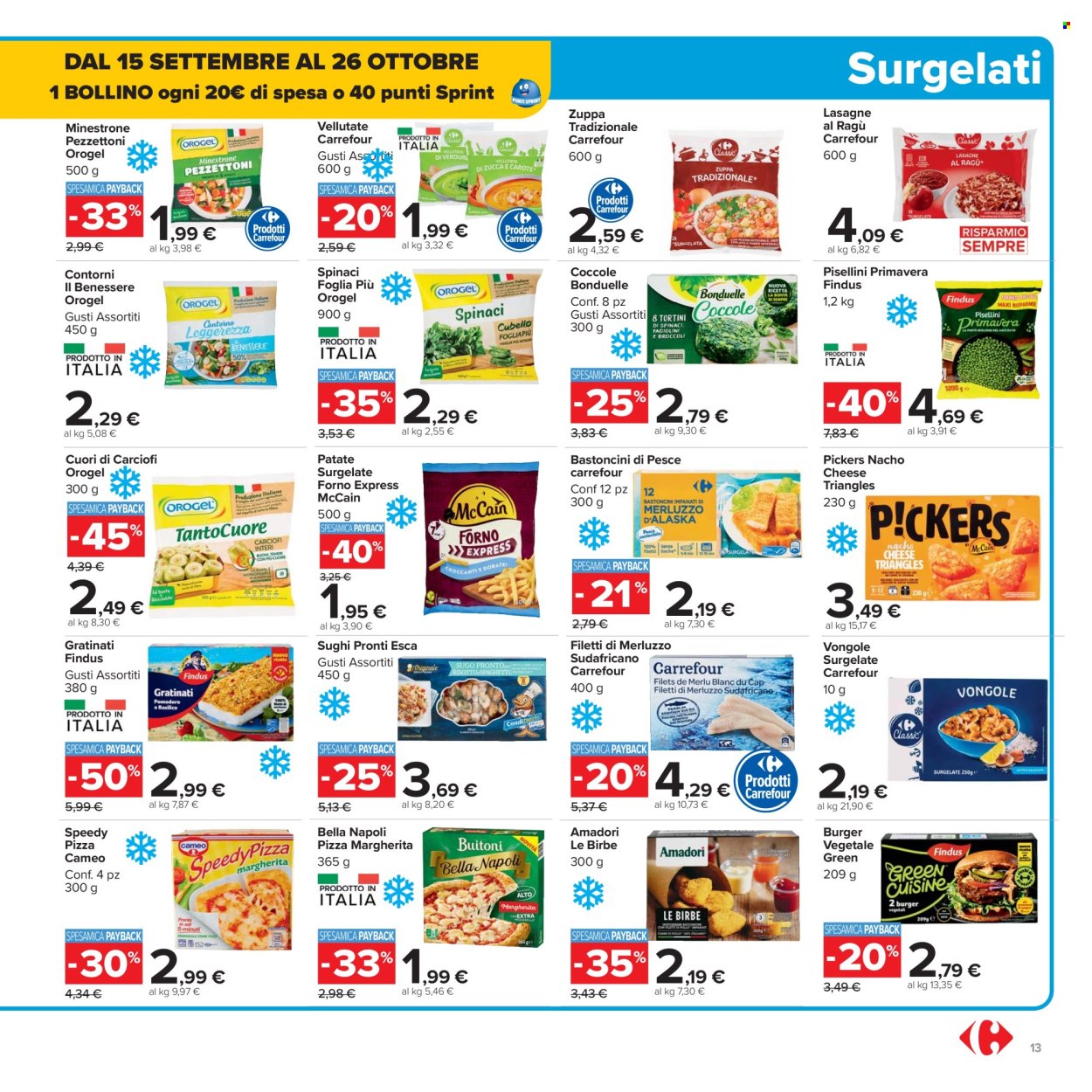 Volantino Carrefour - 26/9/2025 - 9/10/2025. Pagina 13