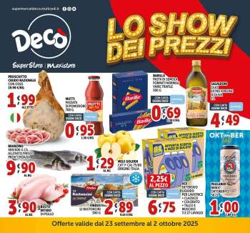 Volantino Deco - 23/9/2025 - 2/10/2025.