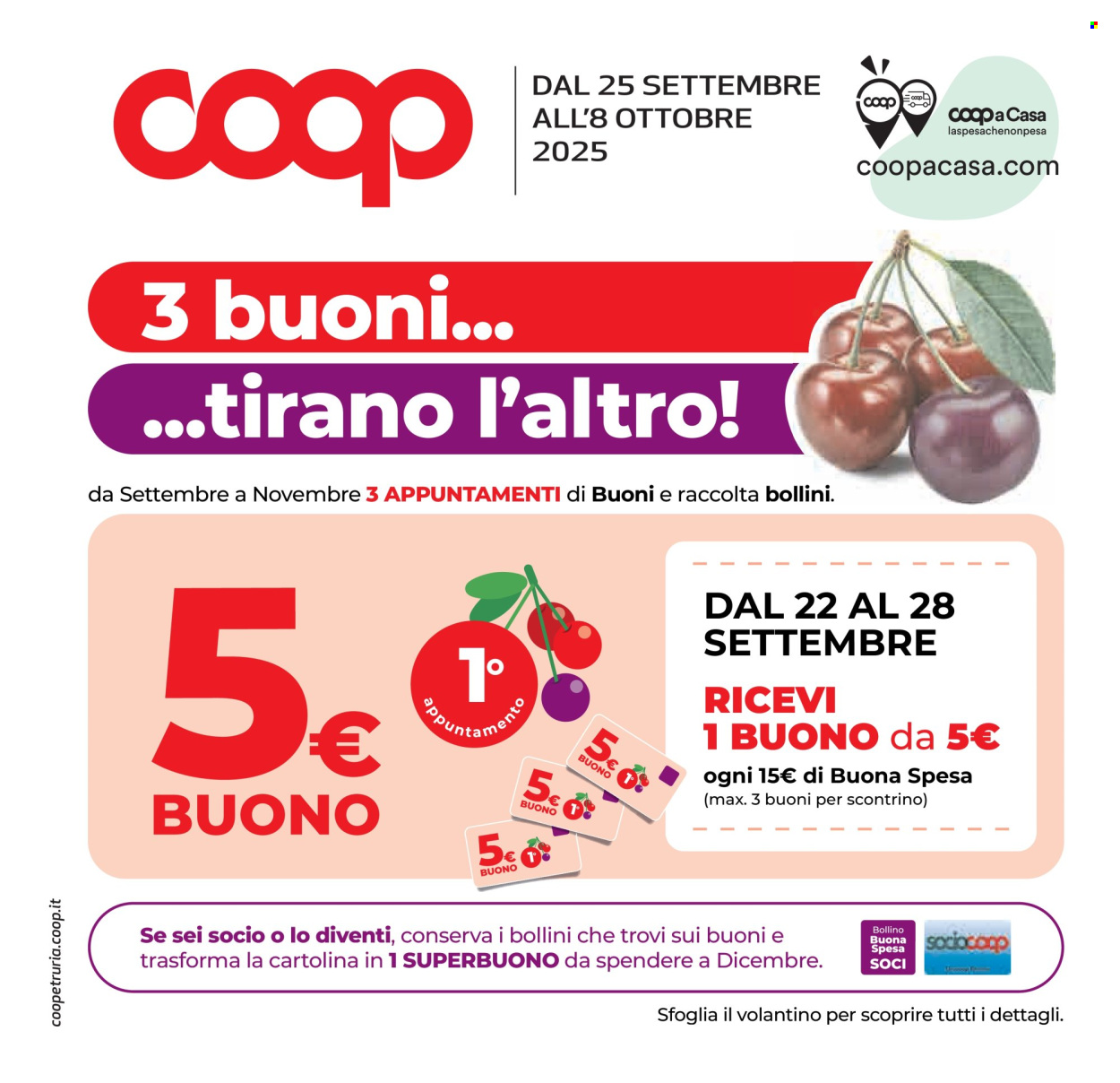Volantino Coop - 25/9/2025 - 8/10/2025. Pagina 1