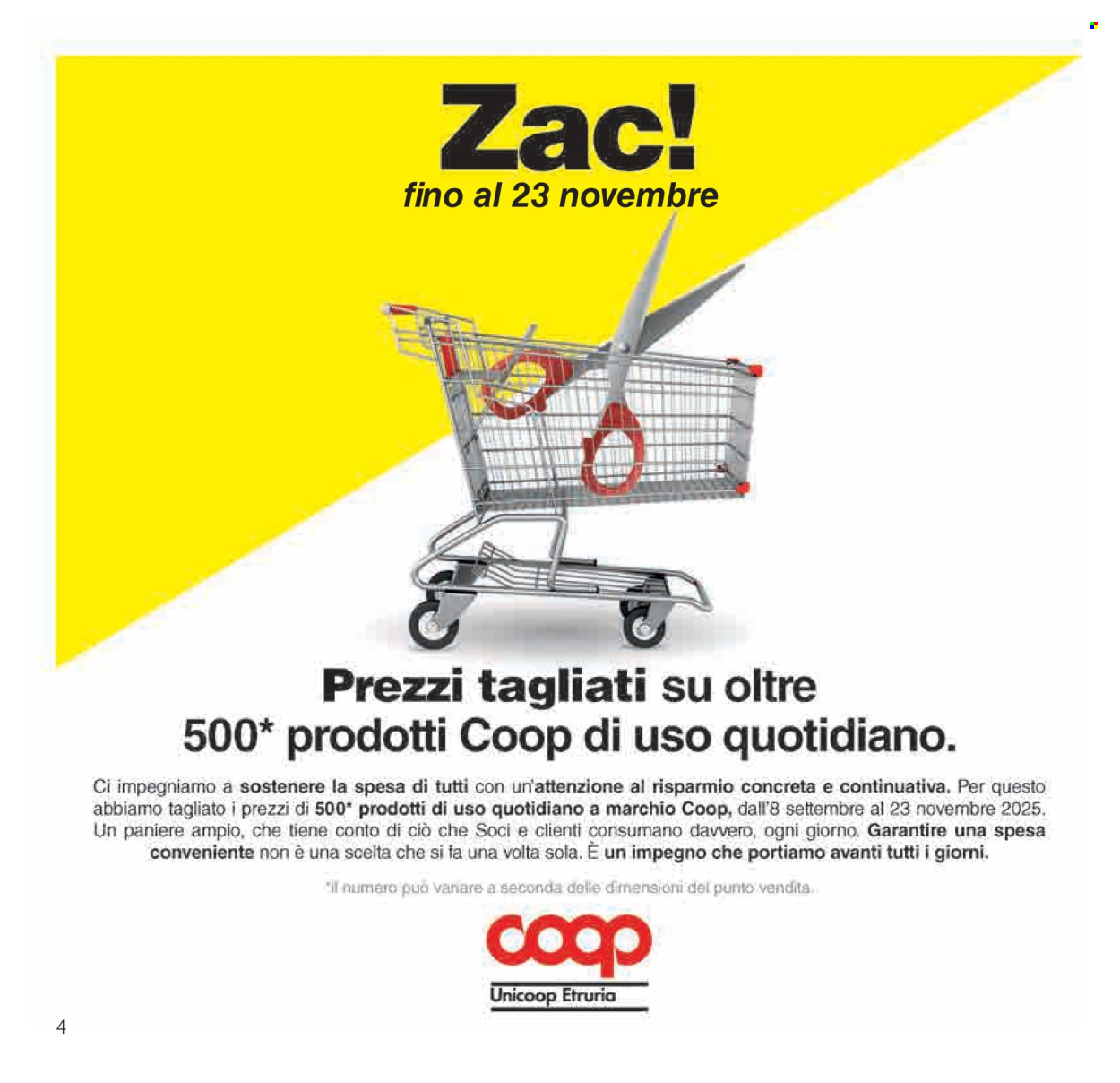Volantino Coop - 25/9/2025 - 8/10/2025. Pagina 4