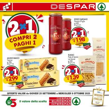 Volantino Eurospar - 25/9/2025 - 8/10/2025.