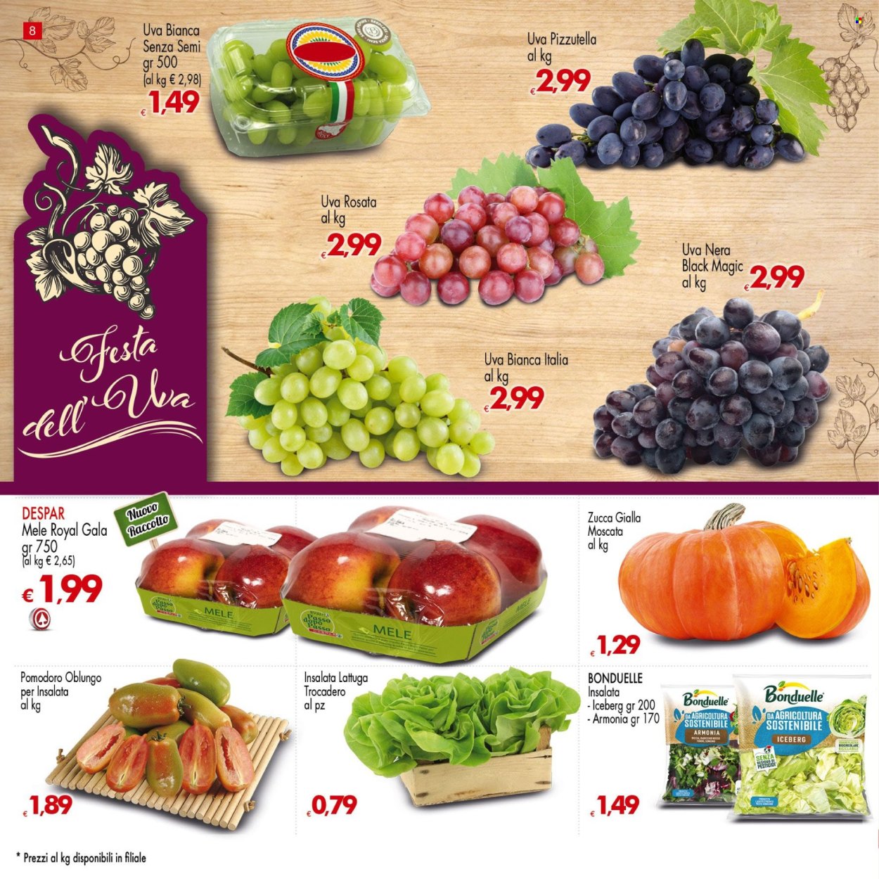 Volantino Eurospar - 25/9/2025 - 8/10/2025. Pagina 8