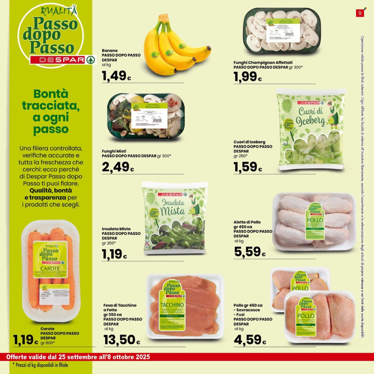 Volantino Eurospar - 25/9/2025 - 8/10/2025. Pagina 9
